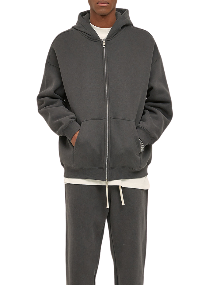 Graphic Zip Up Hoodie