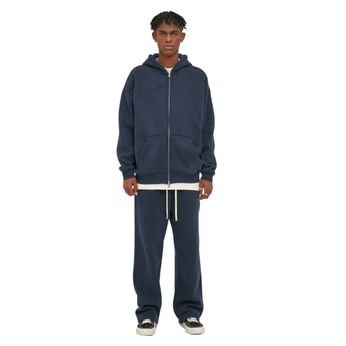 Graphic Zip Up Hoodie