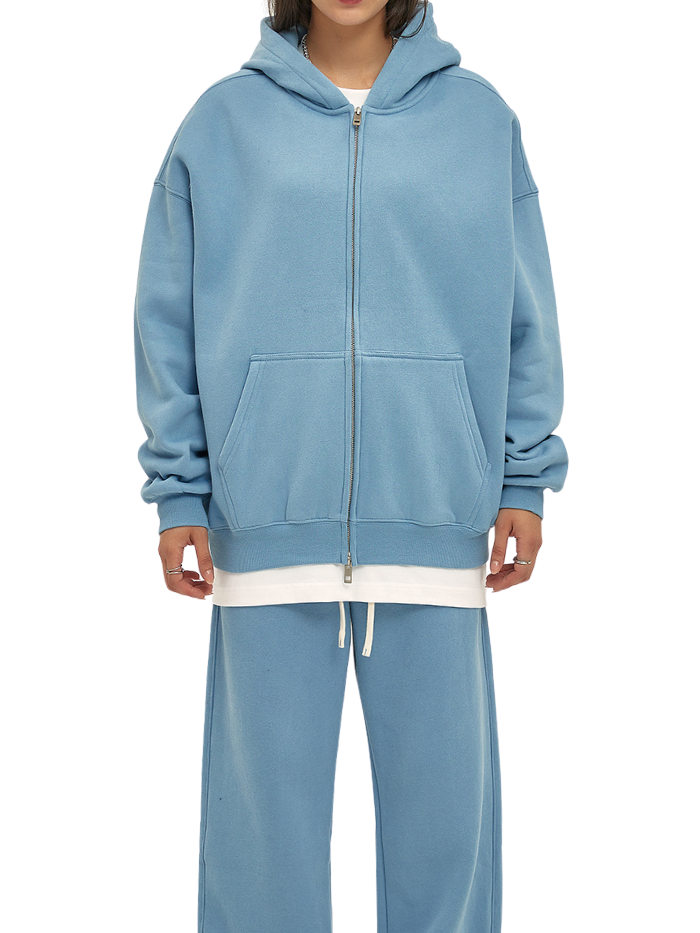 Graphic Zip Up Hoodie