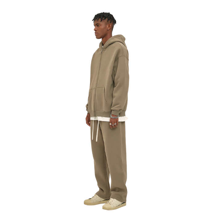 Graphic Zip Up Hoodie
