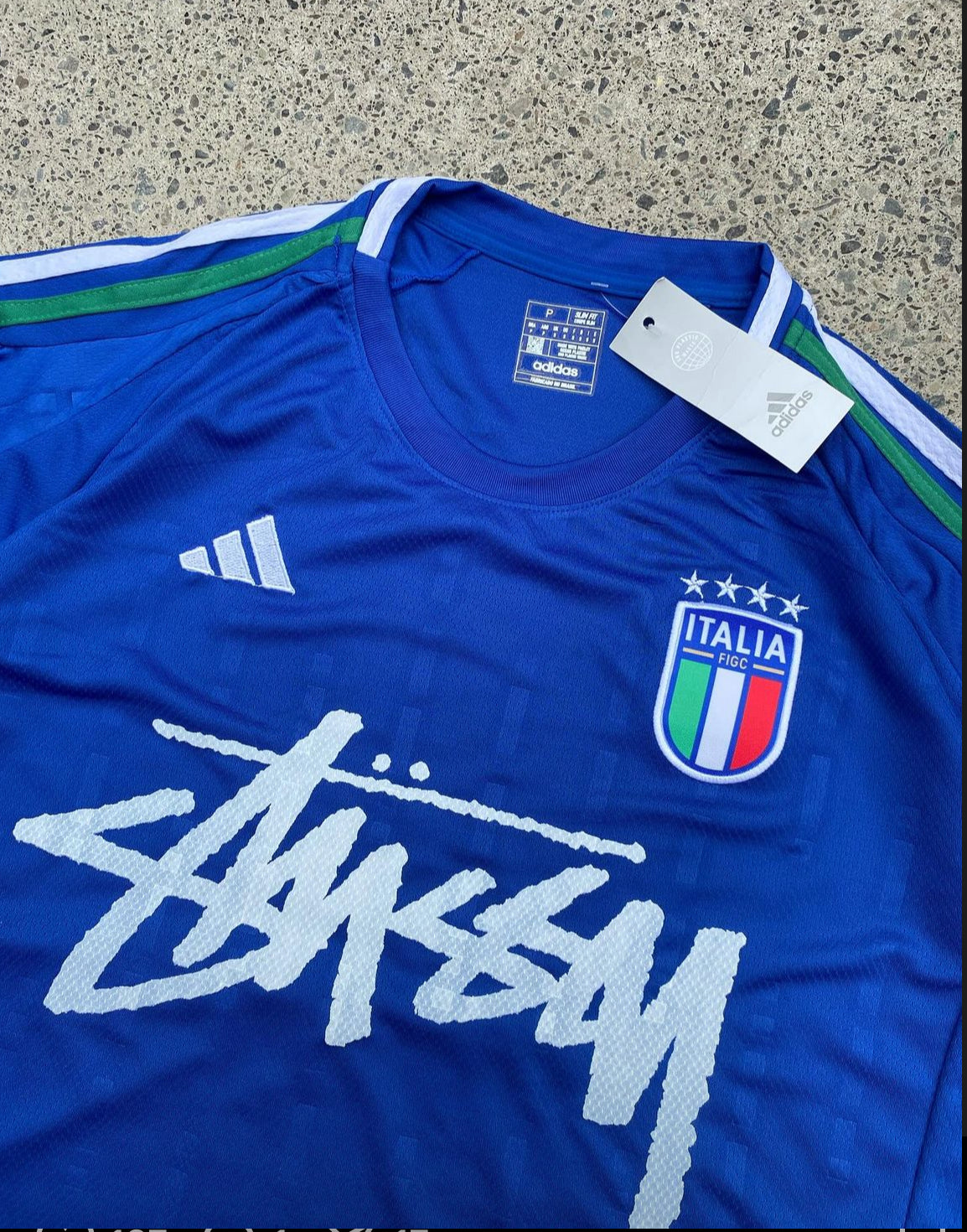 Stssy X Italy Jersey - Blue