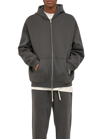 Graphic Zip Up Hoodie