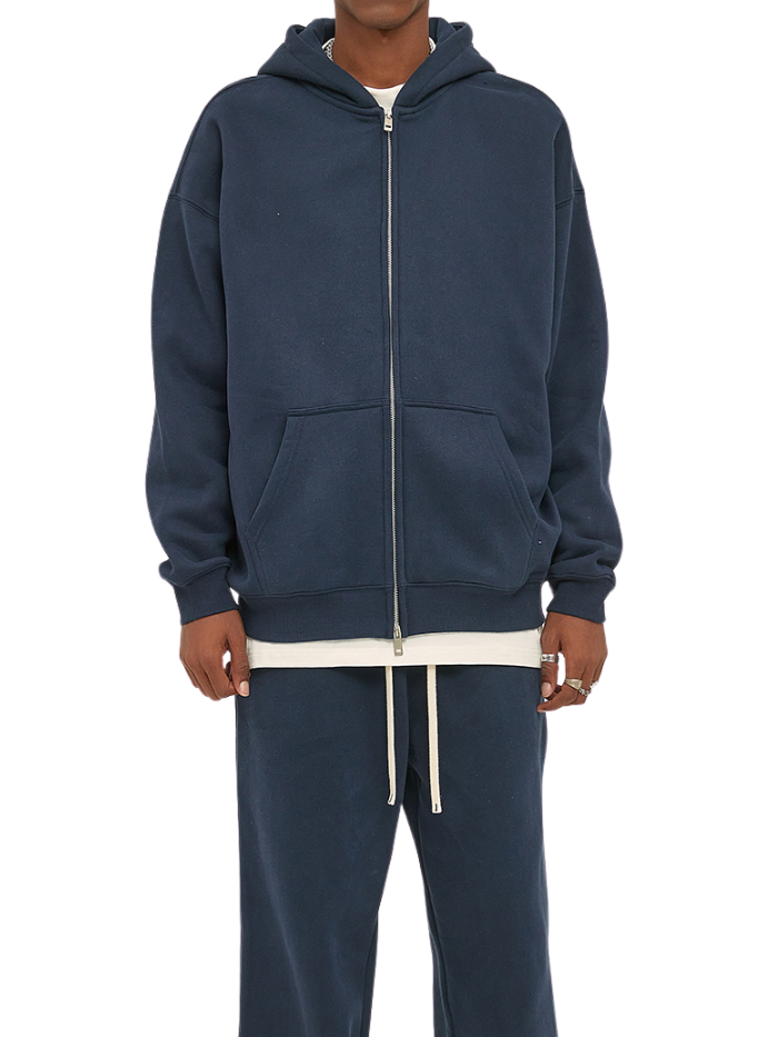 Graphic Zip Up Hoodie