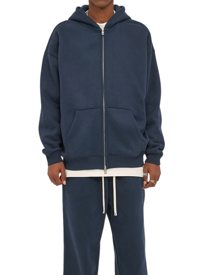 Graphic Zip Up Hoodie