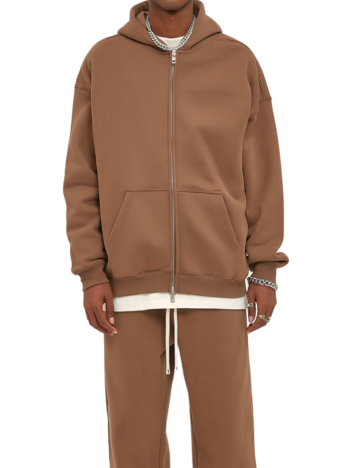 Graphic Zip Up Hoodie