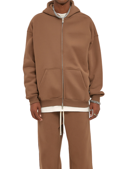 Graphic Zip Up Hoodie