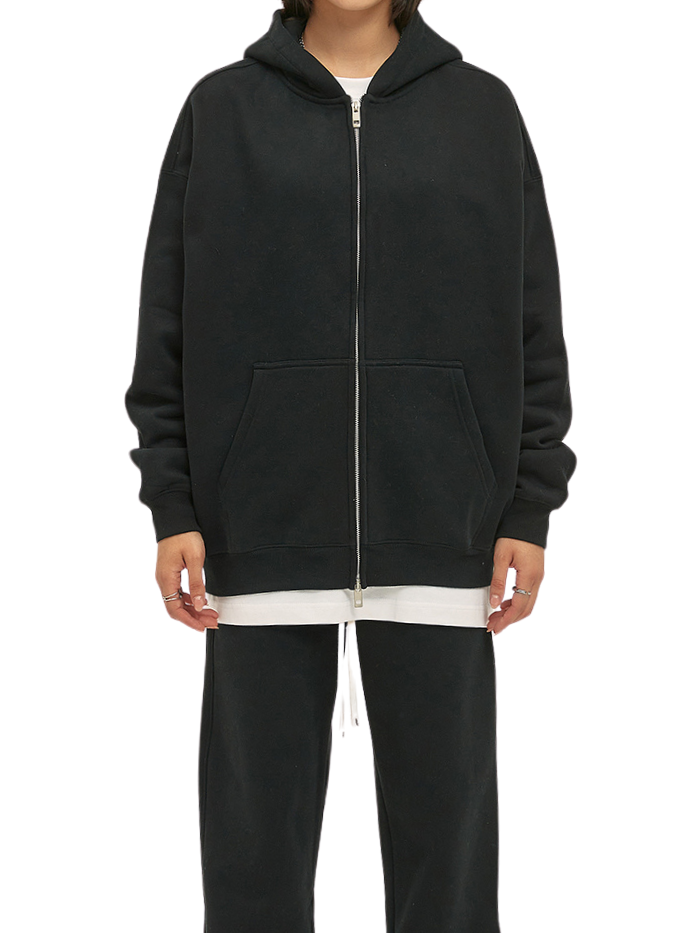 Graphic Zip Up Hoodie