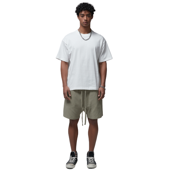 Flamingo Drawstring Shorts