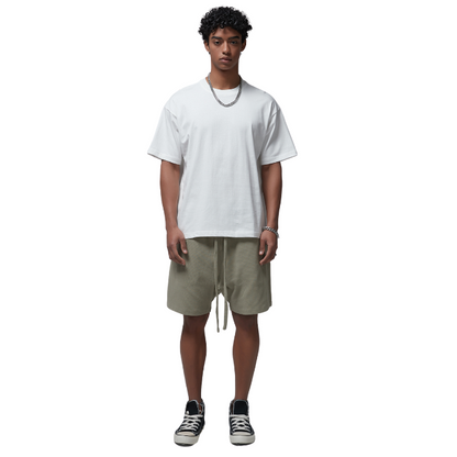 Flamingo Drawstring Shorts
