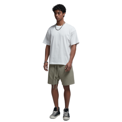Flamingo Drawstring Shorts