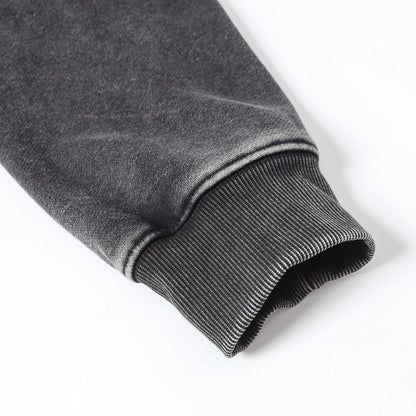 Faded black Hoodie
