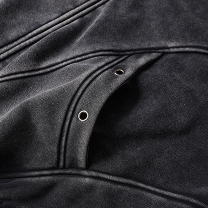 Faded black Hoodie