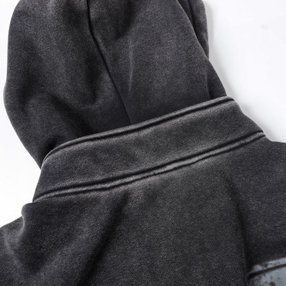 Faded black Hoodie