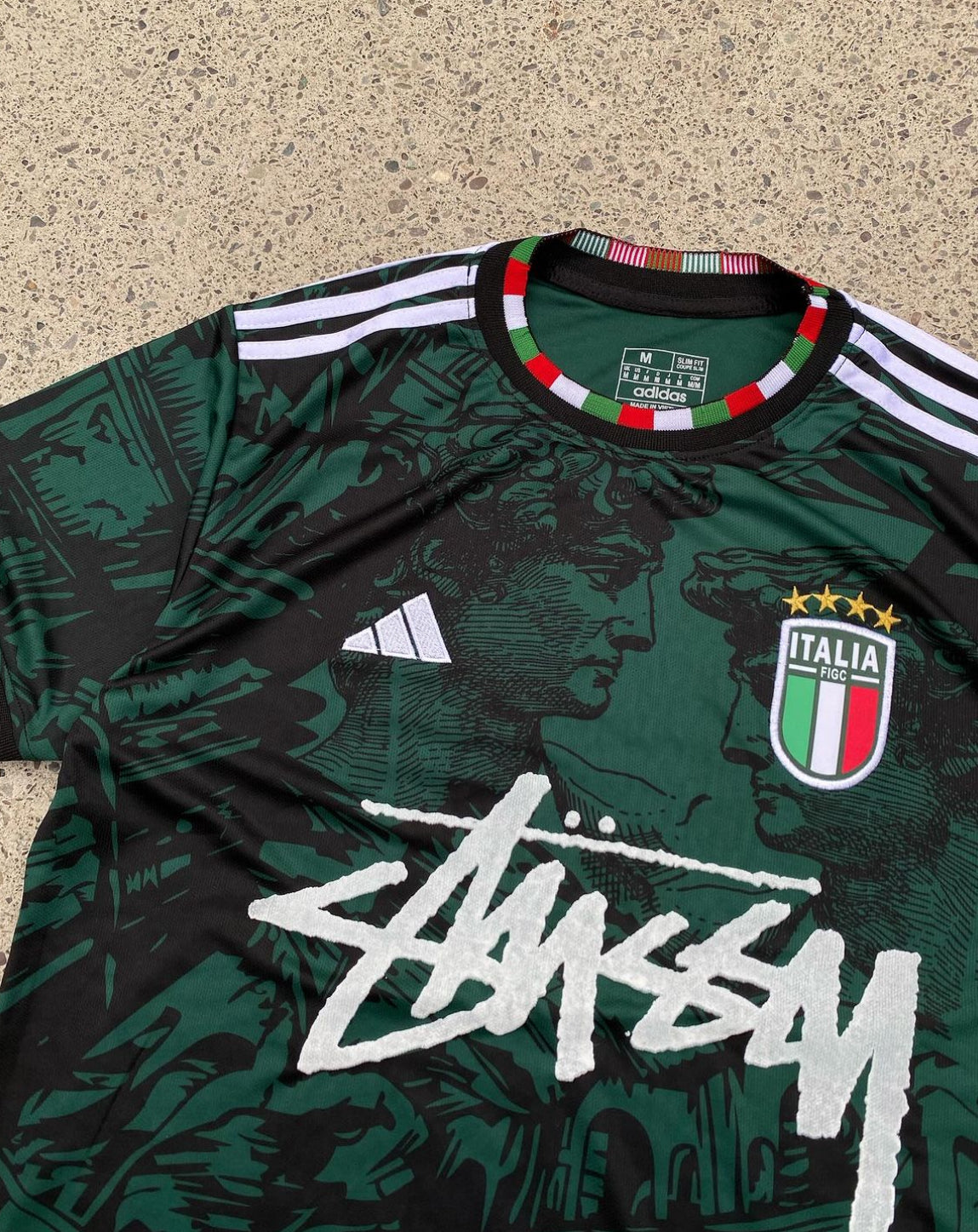 Stssy X Italy Jersey - Green